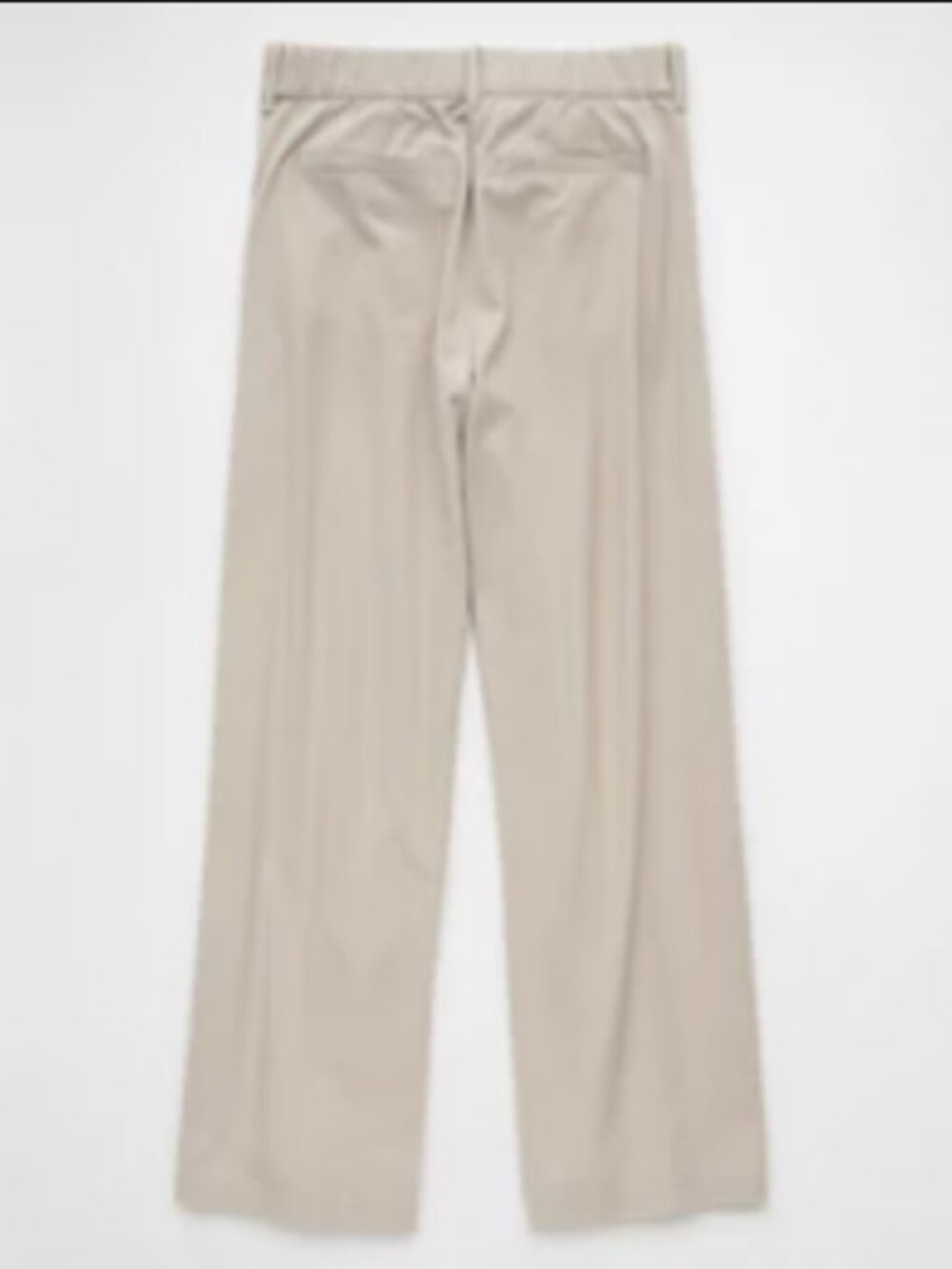 AE Stretch Extreme Wide-Leg Poppy Trouser Frosty Cream Size 8